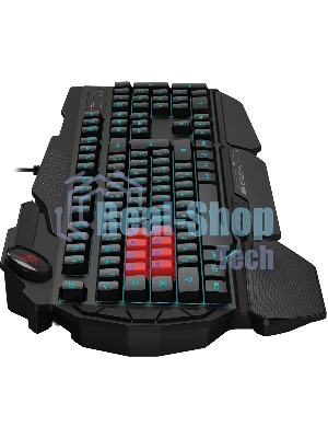 Клавиатура A4Tech Bloody B318 черный USB Multimedia Gamer LED (подставка для запястий)