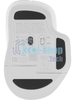 Мышь беспроводная Xiaomi Wireless Mouse Comfort Edition белый, 1200 dpi, радиоканал, USB, кнопки - 3
