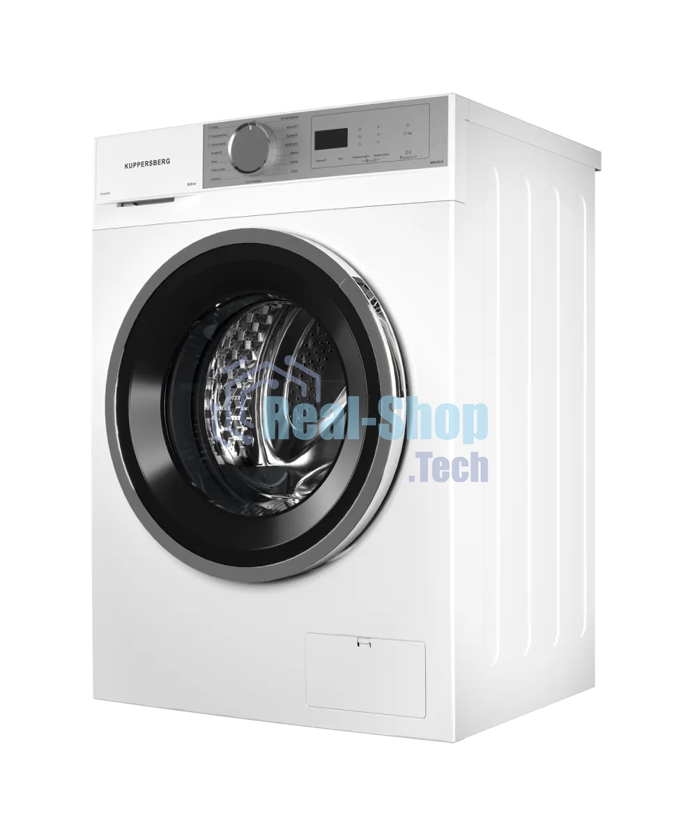 Стиральная машина Kuppersberg WDM 470 W, белый, загрузка фронтальная 8 кг, 1400 об/мин, класс A