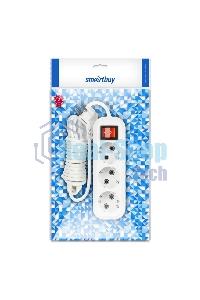 Удлинитель Smartbuy (SBE-16-3-1.5-ZS) 3 гнз х 1,5 м (16А/3.5 кВт, ПВС 3х1.0)