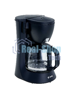 Кофеварка капельная Delta DL-8153 черный, исп. кофе - молотый, 0,6 л, 600 Вт
