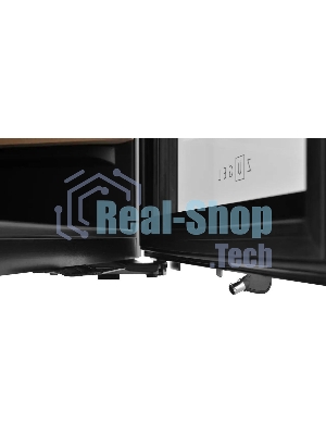 Винный шкаф ZÜGEL ZCWF521DB черный, 127 л, 2 отсека, 52 бут., класс A+