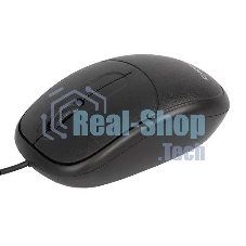 Мышь проводная Crown CMM-128 черный, 1000 dpi, USB, кнопки - 2