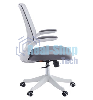 Кресло офисное для оператора Chairman CH565 серый, белый пластик