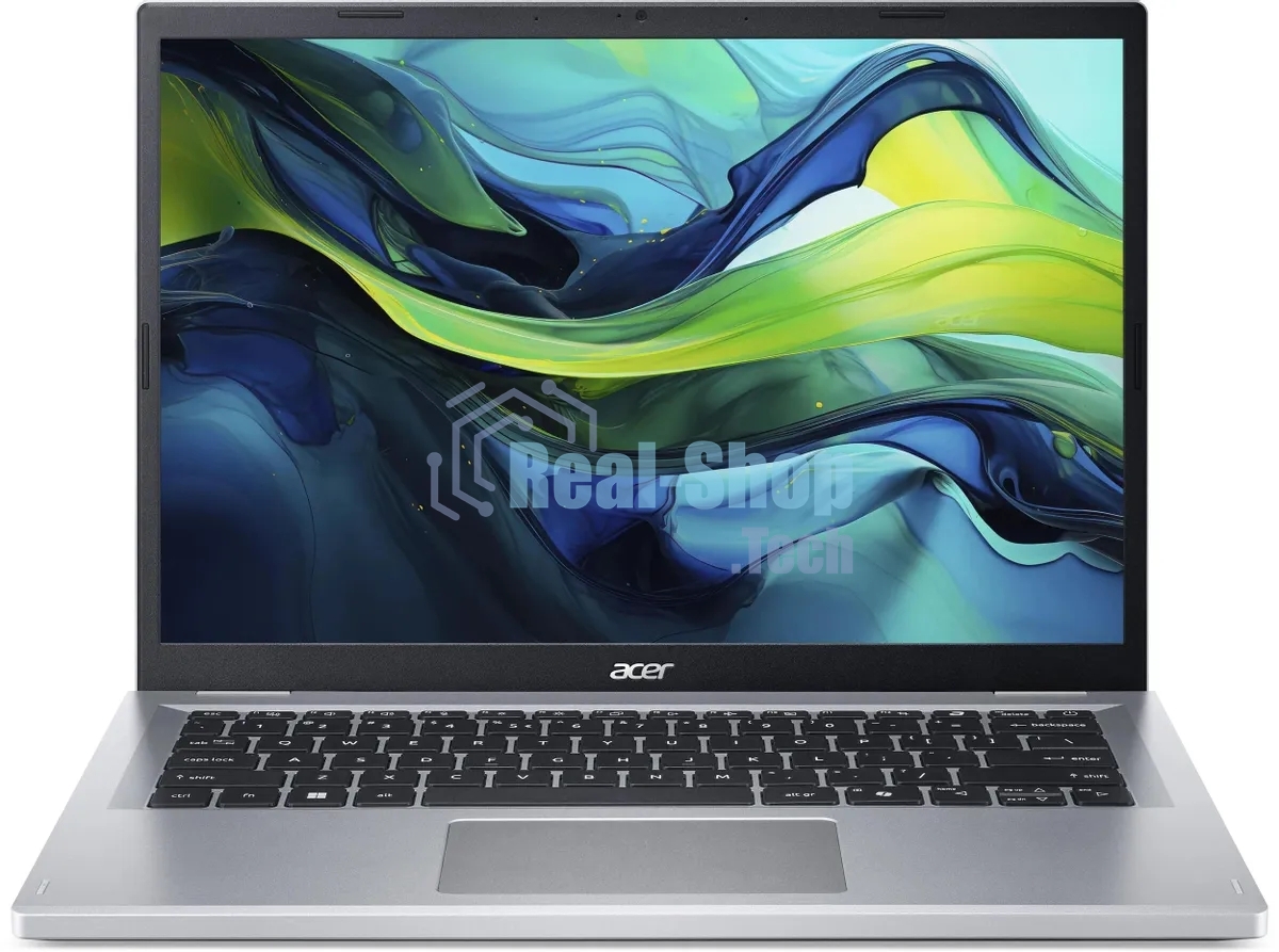 Ноутбук Acer Aspire Go 14 AG14-21P Ryzen 3 7320U 8Gb SSD 256Gb AMD Radeon Graphics 14 WUXGA IPS Cam 50Вт*ч No OS Серебристый AG14-21P-R4XC NX.KXDCD.008