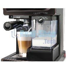 Кофеварка рожковая Vitek VT-1517 (BN) коричневый, исп. кофе - молотый, 1.65 л, 1238 Вт, 15 Бар