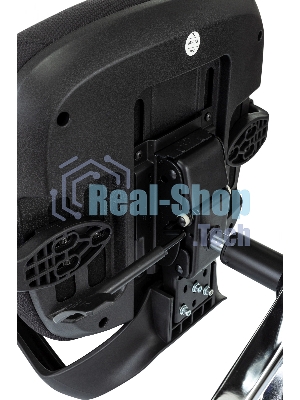 Кресло Бюрократ MC-412N-H черный, сетка, подголовник