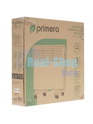 Конвектор электрический Primera PHP-1000-MWB, белый, 1000 Вт, 15 м2, термостат