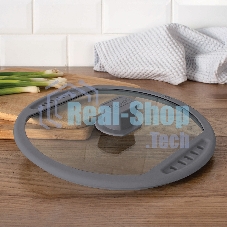 Крышка TalleR TR-38013 28 см с силиконовым ободом с отверстиями для слива жидкости