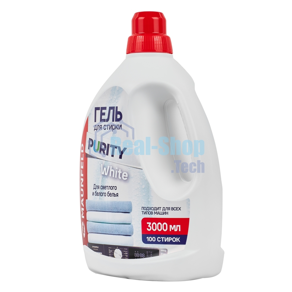 Гель для стирки Maunfeld Purity белый 3000 мл MWL3000PW
