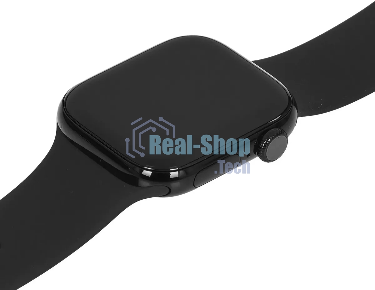 Умные часы Apple Watch Series 11 A3331 42мм OLED корп.черный Sport Band рем.черный разм.брасл.:M/L (MEQU4LW/A)