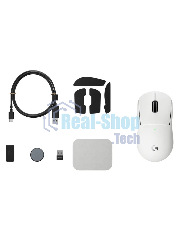 Мышь игровая беспроводная Logitech G PRO X Superlight 2C White (910-007542)