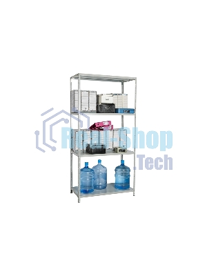 Стеллаж Практик MS Standart 120/60x20/4 пол.:4 единая 1200x600x200мм серый (S24199132402)