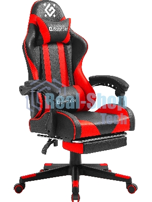 Кресло игровое Defender ROCK BLACK/RED PU