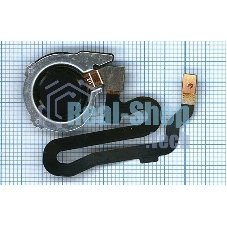 Кнопка HOME в сборе с механизмом и шлейфом для Huawei Honor 8, черная