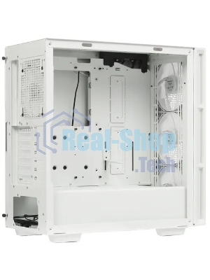 Компьютерный корпус Deepcool CH560 WH без БП, боковое окно (закаленное стекло)