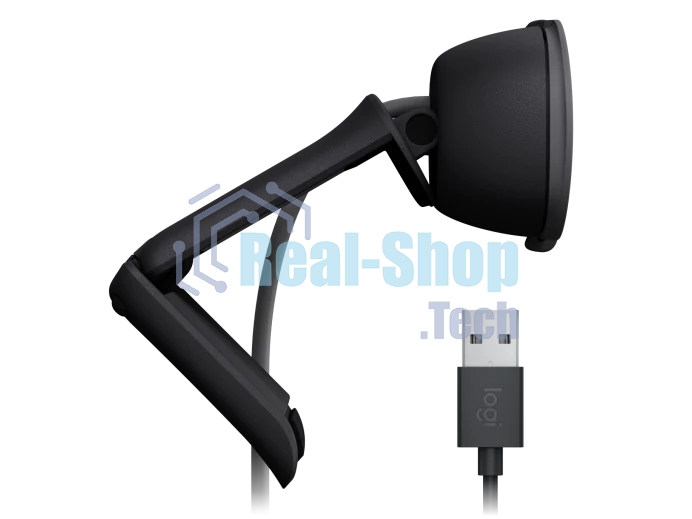 Веб-камера Logitech Webcam Brio 100, 1920x1080, GRAPHITE, защитная шторка, 960-001585