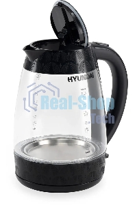 Чайник электрический Hyundai HYK-G4505 2л. 2200Вт черный (корпус: стекло)