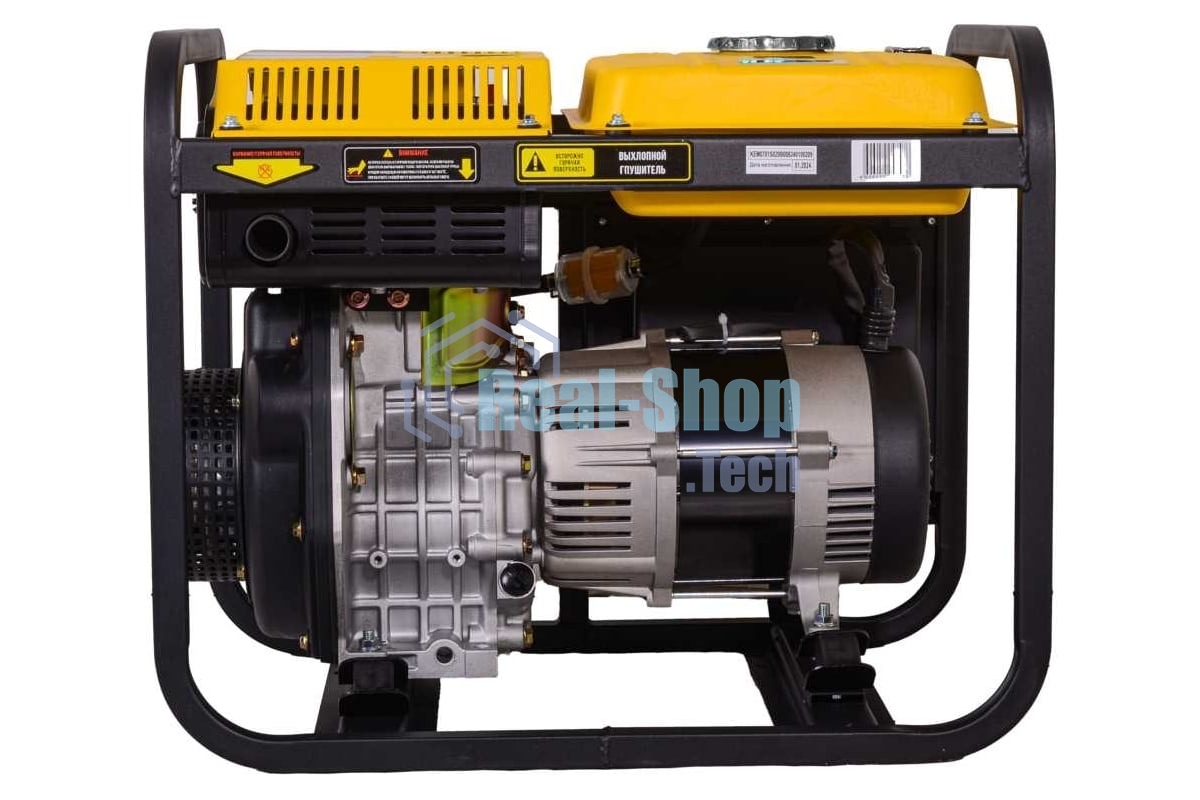 Электрогенератор дизельный Huter LDG 5000L, 3.3 кВт, 82 дБ, 68.7 кг