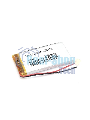 Аккумулятор Li-Pol (батарея) 6.5x41x73мм 2pin 3.7V/2100mAh