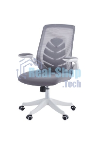 Кресло офисное для оператора Chairman CH565 серый, белый пластик