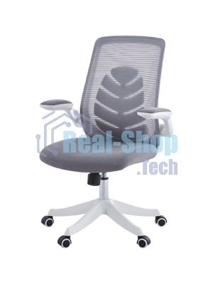 Кресло Chairman CH565 серый, сетка, 120 кг