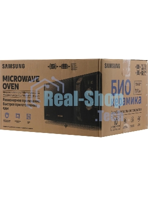 Микроволновая печь Samsung MS23K3614AW белый, 23 л, 800 Вт, переключатели - поворотный механизм