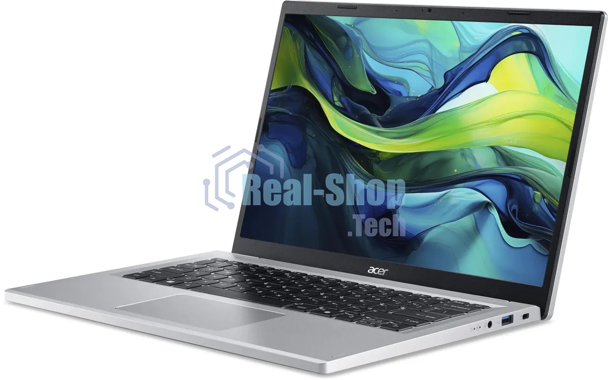 Ноутбук Acer Aspire Go 14 AG14-21P Ryzen 3 7320U 8Gb SSD 256Gb AMD Radeon Graphics 14 WUXGA IPS Cam 50Вт*ч No OS Серебристый AG14-21P-R4XC NX.KXDCD.008