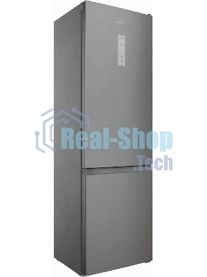 Холодильник Hotpoint HT 5200 MX нержавеющая сталь двухкамерный 247/78 л морозилка снизу, No Frost