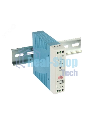 Блок питания AC-DC, 24Вт, вход 85-264V AC, 47-63Гц,120-370В DC, выход 24В,0-1A, рег. вых=±10%Uном, в кожухе на DIN-рейку