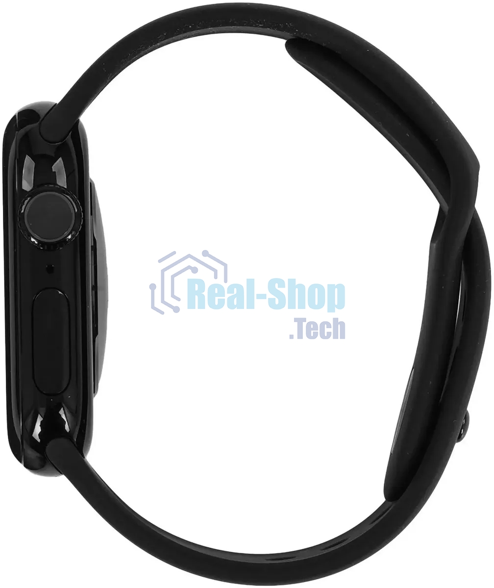 Умные часы Apple Watch Series 11 A3331 42мм OLED корп.черный Sport Band рем.черный разм.брасл.:M/L (MEQU4LW/A)