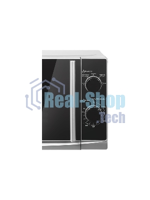 Микроволновая печь home HMM207ES черный/серебристый, 20 л, 700 Вт, переключатели - поворотный механизм