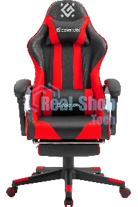 Кресло игровое Defender ROCK BLACK/RED PU