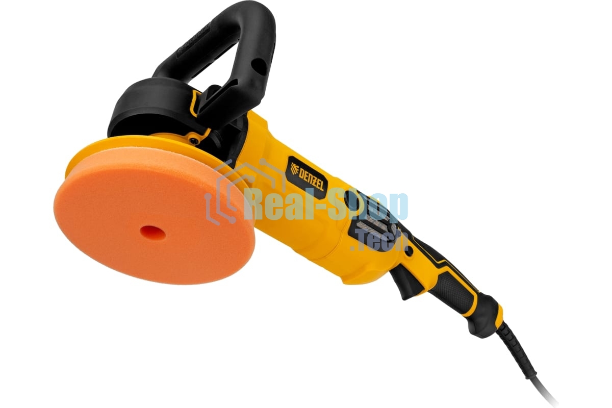 Машина полировальная Denzel CP-180, 1400 Вт, 180 мм, 0-3000 об/мин