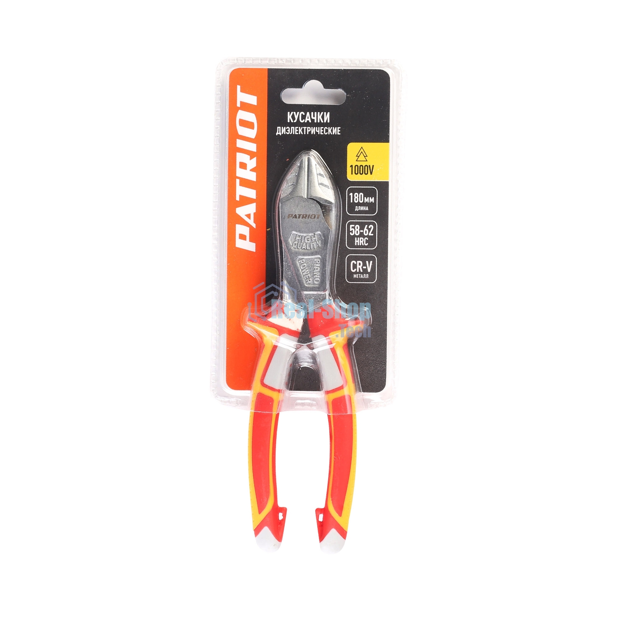 Кусачки диэлектрические Patriot DCP 180 DN, 1000 V, Cr-V, 180 мм