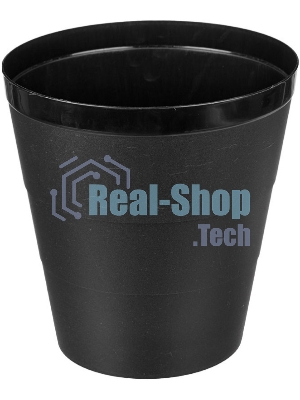 Корзина для бумаг Buro круглая 14 л. пластик черный