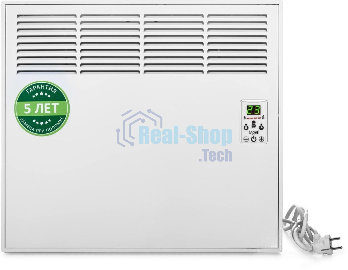 Конвектор ivigo ЕPK E EPK4550E05, 500Вт, с терморегулятором, белый