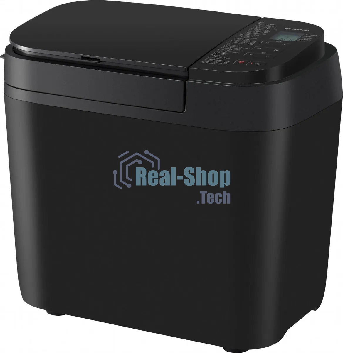 Хлебопечка Panasonic SD-R2530KTS черный, 550 Вт, программ - 28 шт, вес выпечки - 1.1 кг