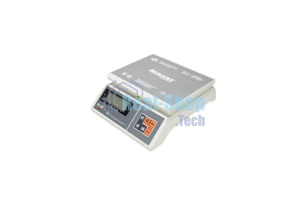 Весы фасовочные Mertech M-ER 326AFU-15.1 LCD (3060) белый, до 15 кг