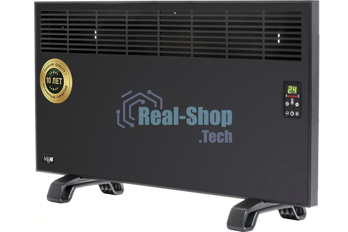 Электрический конвектор iVigo EPK4590E25 2500Вт черный матовый