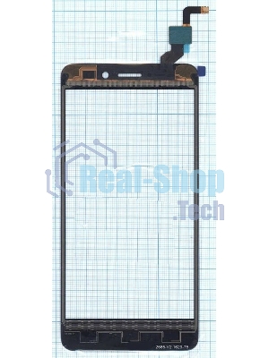 Сенсорное стекло (тачскрин) для Lenovo K6, черное