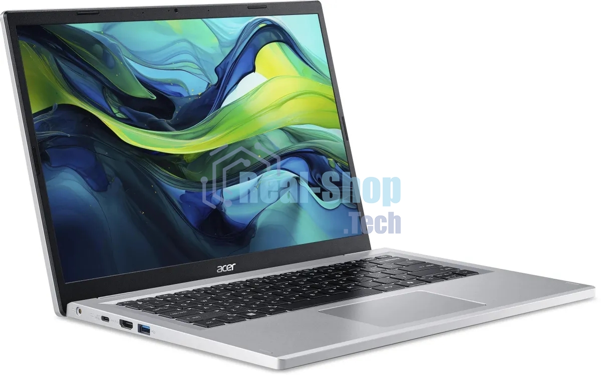 Ноутбук Acer Aspire Go 14 AG14-21P Ryzen 3 7320U 8Gb SSD 256Gb AMD Radeon Graphics 14 WUXGA IPS Cam 50Вт*ч No OS Серебристый AG14-21P-R4XC NX.KXDCD.008