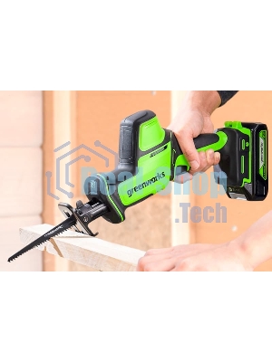 Пила сабельная аккумуляторная GreenWorks GPT-CRS-25, 24V, бесщеточная, без АКБ и ЗУ (1200507)