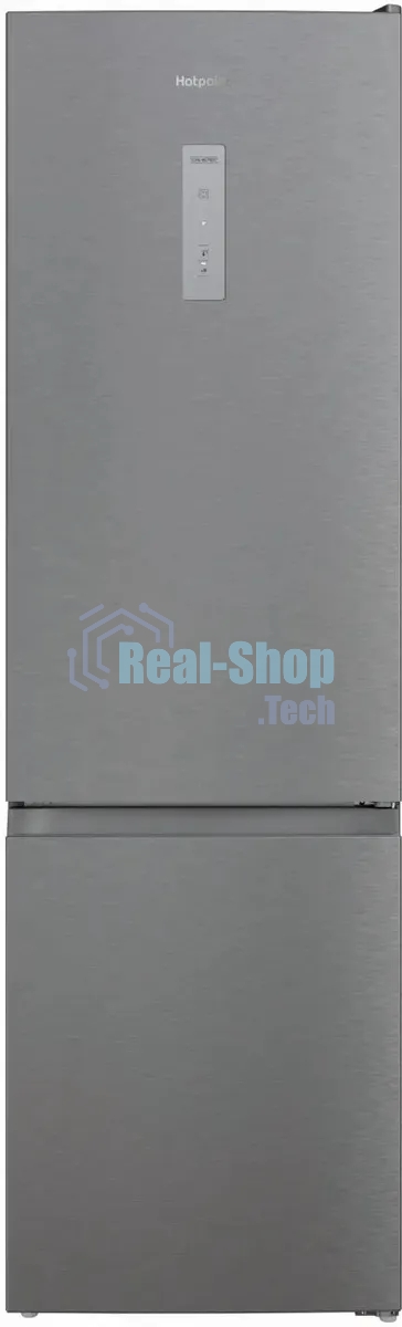Холодильник Hotpoint HT 5200 MX нержавеющая сталь двухкамерный 247/78 л морозилка снизу, No Frost