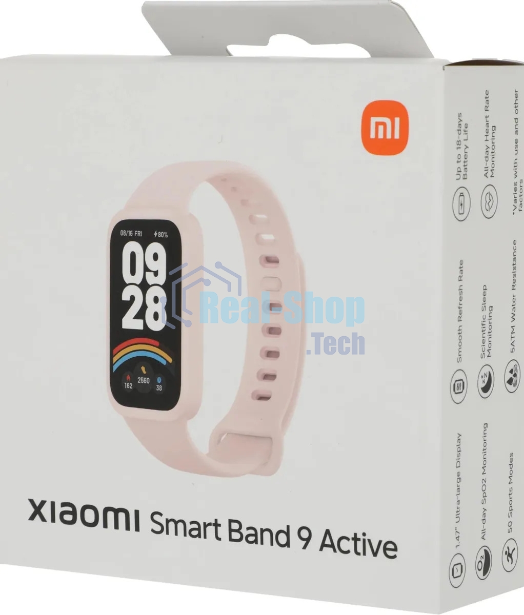 Фитнес трекер Xiaomi Smart Band 9 Active розовый M2435B1