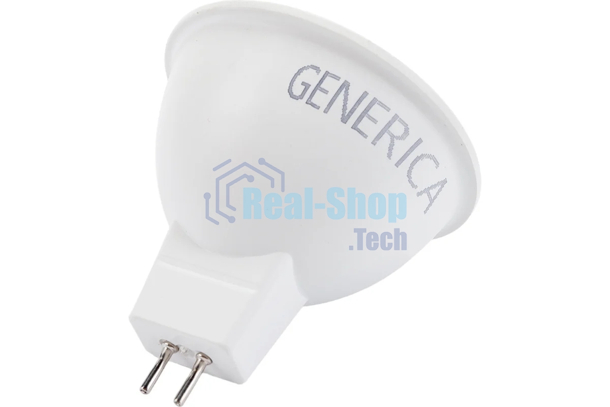 Лампа светодиодная GENERICA LL-MR16-10-230-65-GU5-G MR16 10 Вт софит 6500К GU5.3 230В