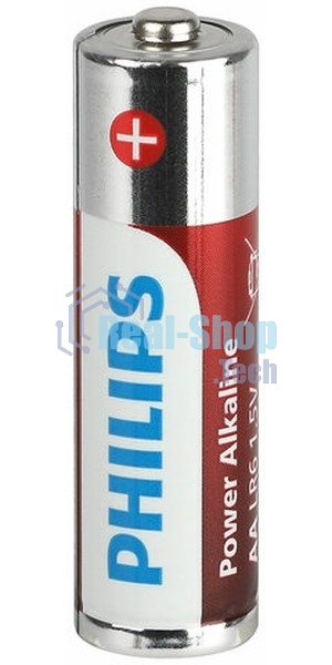 Элемент питания алкалиновый AA/LR6 1.5В Power (блист. 20шт) Philips Б0064673