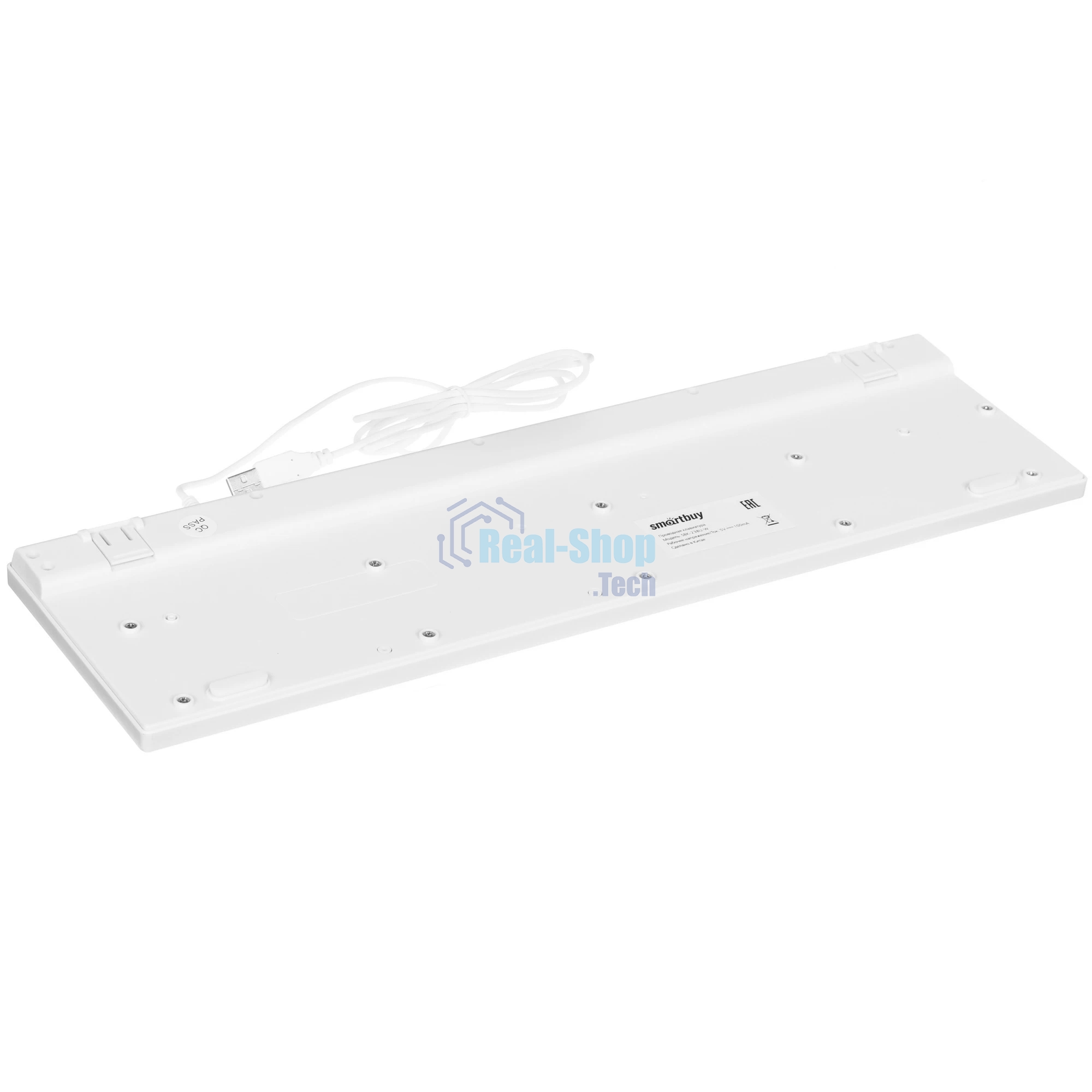 Клавиатура проводная мультимедийная Smartbuy ONE 238 USB белая (SBK-238U-W)/20