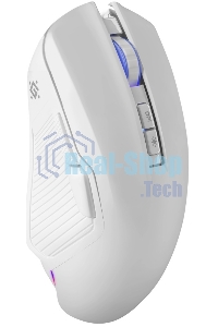 Мышь беспроводная/проводная Defender Whisper GM-209 белый, 7200 dpi, радиоканал, Bluetooth, USB, кнопки - 8