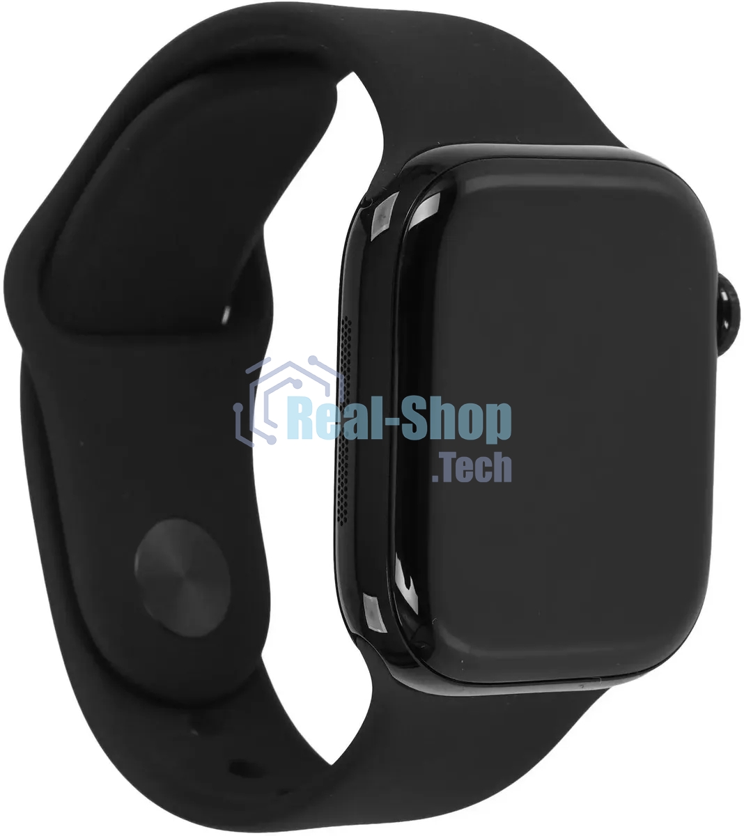 Умные часы Apple Watch Series 11 A3331 42мм OLED корп.черный Sport Band рем.черный разм.брасл.:M/L (MEQU4LW/A)